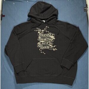 Universal Studios The Wizarding World Of Harry Potter Marauder’s Map Hoodie XL